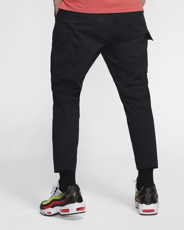 Quần Nike Sports Pants Drawstring Waist Zipper Decor Running Pants BV3128-010 - Ảnh 6