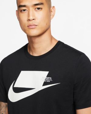 Alternative view of Áo Nike Blank Logo Black Tee CK2227 010