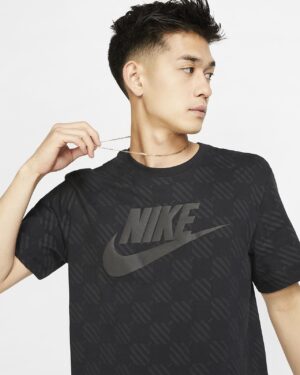 Alternative view of Áo Nike Sportswear Short Sleeve Shirt Nike Triple Black BV7578-010