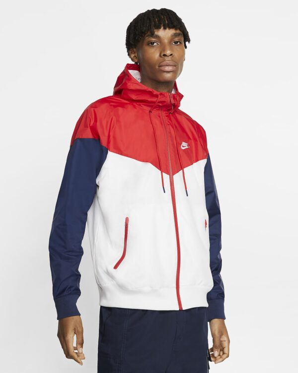 Áo Nike Hooded Windbreaker Sportswear Windrunner Jackets AR2191-104 - Ảnh 3