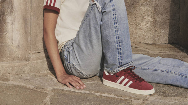 Giày Adidas Campus 80s Sporty & Rich 'Red' HQ6074 - Ảnh 3