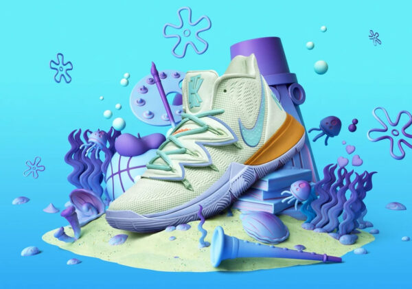 Giày Nike Kyrie 5 Spongebob 'Squidward' CJ6950-300 - Ảnh 6