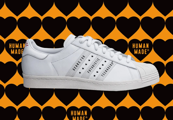 Giày Adidas Human Made x Superstar 'Gears For Futuristic Teenagers White' FY0730 - Ảnh 7