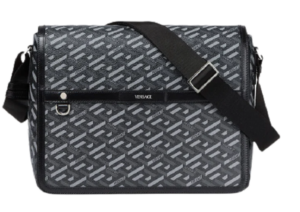 Túi Versace La Greca Signature Messenger Black Gray 1003363-1A01444-5B05E