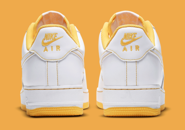 Giày Nike Air Force 1 '07 'Contrast Stitch White Laser Orange' CV1724-102 - Ảnh 7