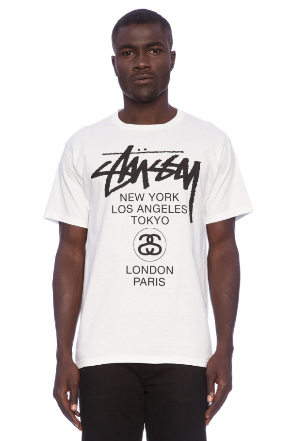 Áo Stussy World Tour T-Shirt White - Ảnh 4