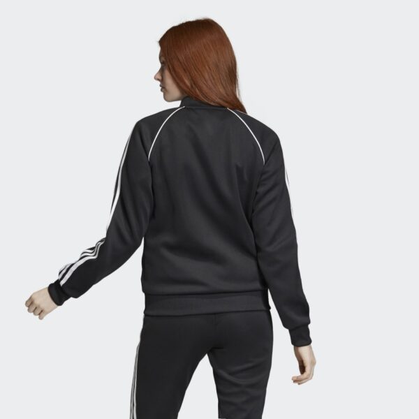 Áo Adidas Women's SST Track Jacket in Black and White CE2392 - Ảnh 3