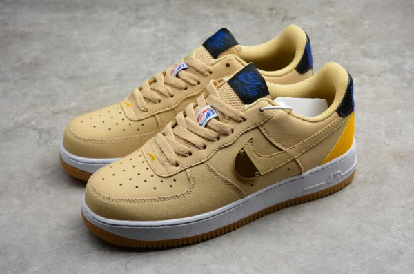 Giày Nike NBA x Air Force 1 '07 LV8 'Sesame University Gold' CT2298-200 - Ảnh 4