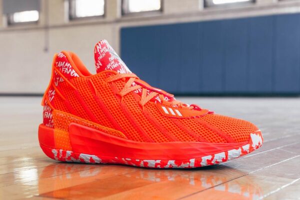Giày Adidas Dame 7 'I Am My Own Fan Solar Red' FY0161 - Ảnh 3