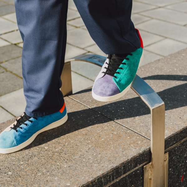 GIày Adidas Stan Smith Recon 'Pink Lush Blue' EF4974 - Ảnh 2