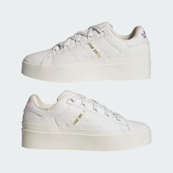 Giày Adidas Stan Smith Bonega 'White' GZ4308 - Ảnh 3