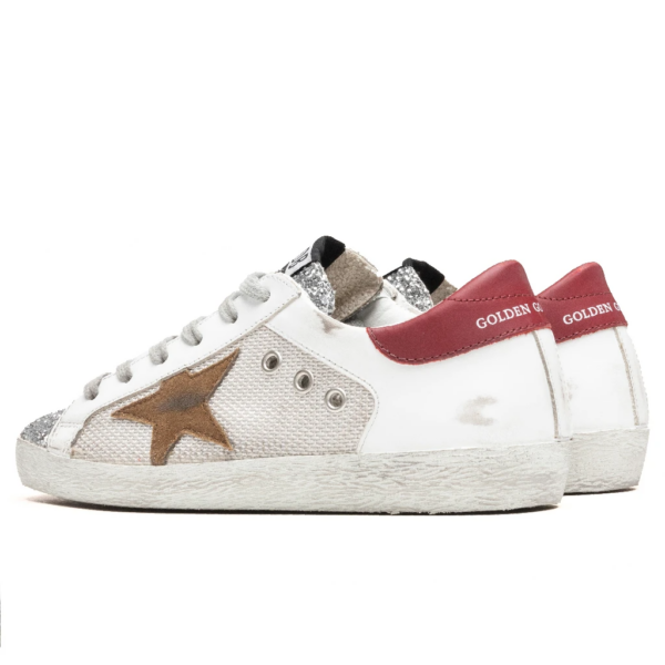 Giày Golden Goose Superstar Leather 'Silver White' GWF00103-F000156-80188 - Ảnh 5
