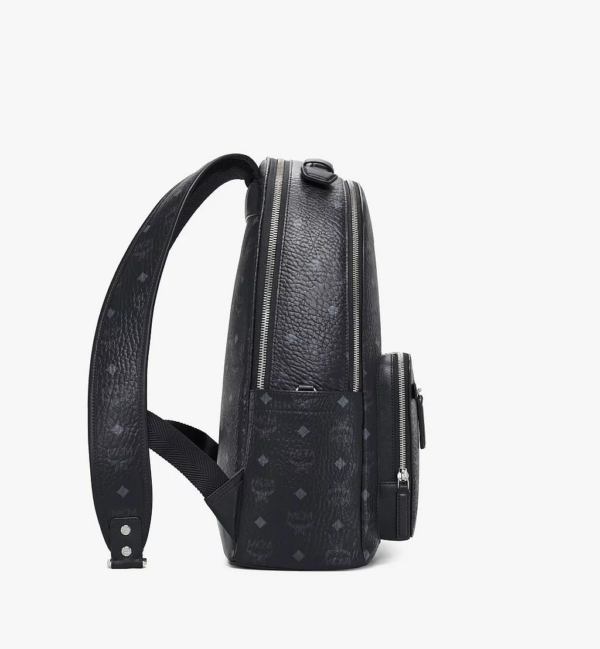Túi MCM Stark Backpack Visetos Black MMKAAVE07BK001 - Ảnh 2