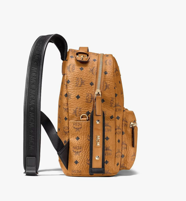 Balo MCM Stark Backpack Visetos Cognac MMKASVE26CO001 - Ảnh 4