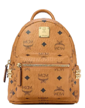 Túi MCM Stark Bebe Boo Side Studs Backpack in Visetos MMKAAVE13CO001