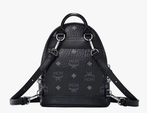 Túi MCM Stark Bebe Boo Side Studs Backpack in Visetos MMKAAVE13BK001 - Ảnh 2