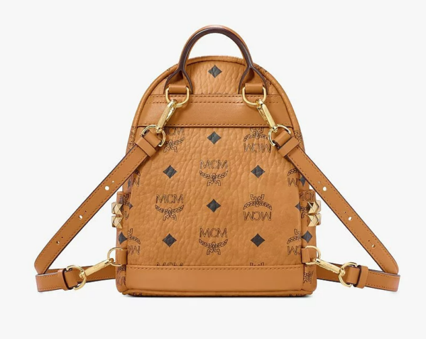 Túi MCM Stark Bebe Boo Side Studs Backpack in Visetos MMKAAVE13CO001 - Ảnh 2