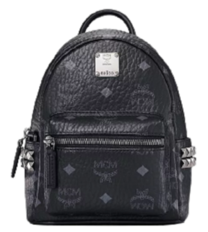 Túi MCM Stark Bebe Boo Side Studs Backpack in Visetos MMKAAVE13BK001