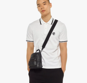 Alternative view of Túi MCM Stark Crossbody in Visetos 'Black' MMRCAVE01BK001