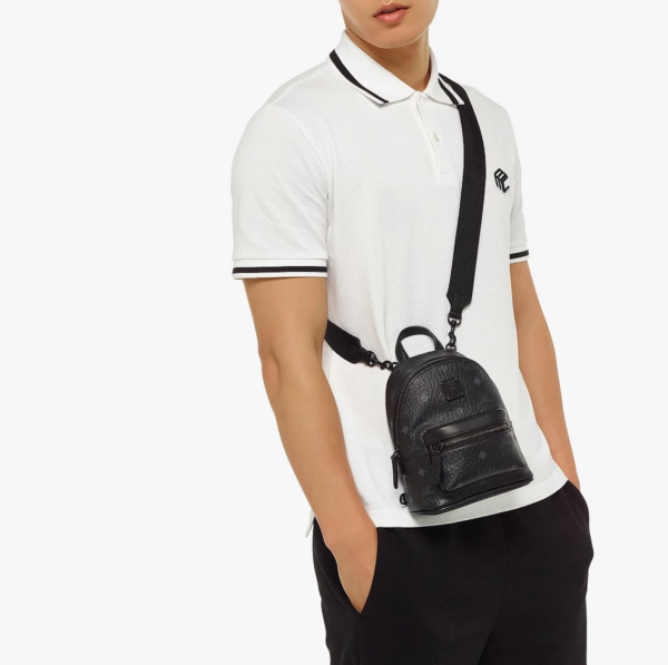 Túi MCM Stark Crossbody in Visetos 'Black' MMRCAVE01BK001 - Ảnh 3