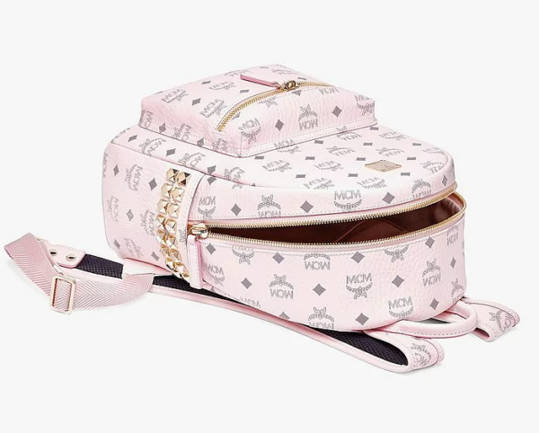 Balo MCM Stark Backpack Visetos Pink MMKAAVE15QH001 - Ảnh 4