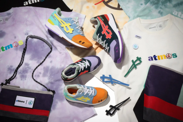 Giày Asics Sean Wotherspoon x Atmos x Gel Lyte 3 PS Corduroy 1204A018-000 - Ảnh 5