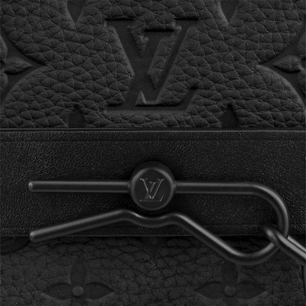 Túi Louis Vuitton Steamer Messenger 'Black' M57307 - Ảnh 7