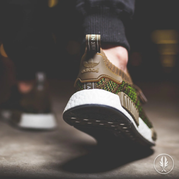 Giày Adidas NMD_R1 STLT Primeknit 'Trace Olive' CQ2389 - Ảnh 3
