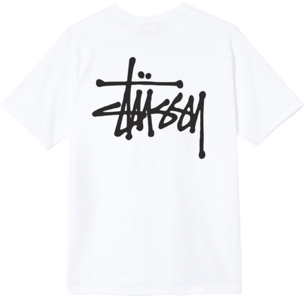 Áo Stussy Basic T-Shirt White - Ảnh 4