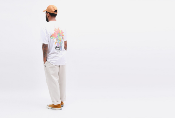 Áo Stussy Design Group 21 Tee White - Ảnh 4