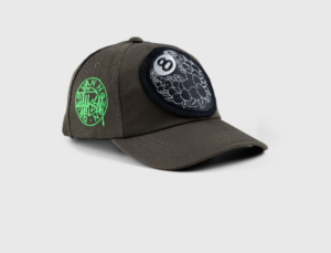 Mu Stussy x Dries Van Noten 8 Ball Patch Cap 'Khaki'