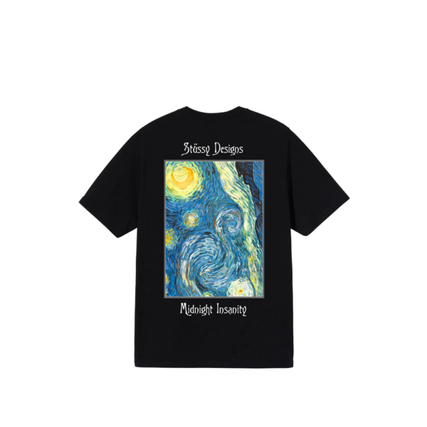 Áo Stussy Midnight Insanity Tee 'Black' - Ảnh 3