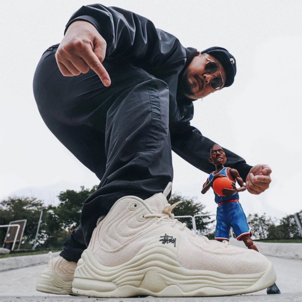 Giay Nike Air Penny 2 'Stussy Fossil' DQ5674-200