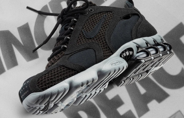 Giày Nike Stussy x Air Zoom Spiridon Caged 2 'Black Cool Grey' CQ5486-001 - Ảnh 4