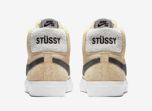 Giày Nike Stussy x Blazer Mid SB 'Midwest Gold' AH6158-700 - Ảnh 14