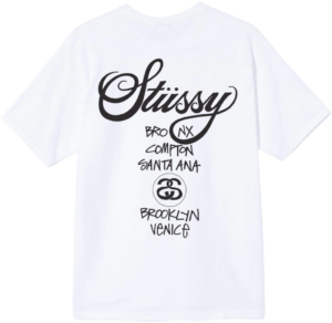 Alternative view of Áo Stussy World Tour T-Shirt White