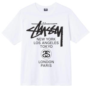 Áo Stussy World Tour T-Shirt White
