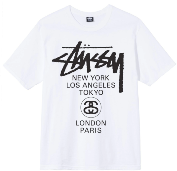 Áo Stussy World Tour T-Shirt White