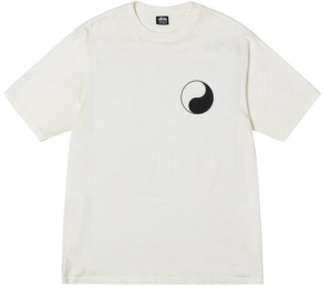 Ao Stussy x Our Legacy Work Shop Yin Yang Pigment Dyed Tee 'Natural'