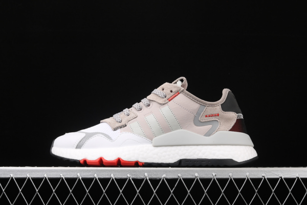 Giày Adidas Nite Jogger Metal Grey White EF5409 - Ảnh 6