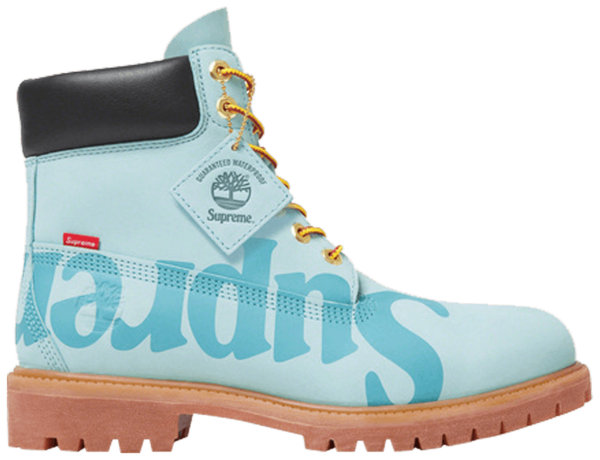 Giày Timberland Supreme x 6 Inch 'Big Logo Light Blue'