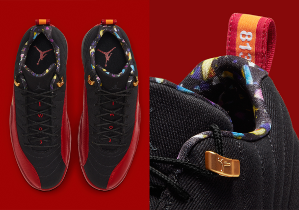 Giày Nike Air Jordan 12 Low SE GS 'Super Bowl' DH9695-001 - Ảnh 8
