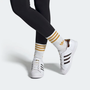 Alternative view of Giày Adidas Superstar 'White Brown' GY1032