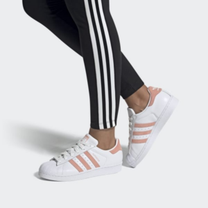 Alternative view of Giày Adidas Wmns Superstar 'White Glow Pink' EF9249