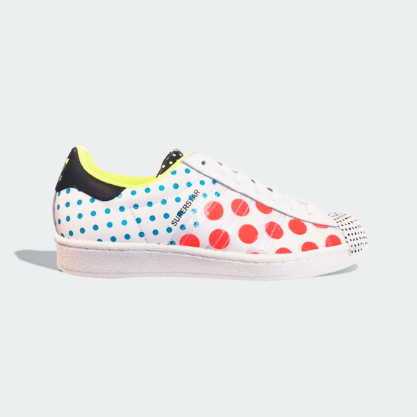 Giày Adidas Superstar 'Solar Red Polka' FX7777 - Ảnh 2