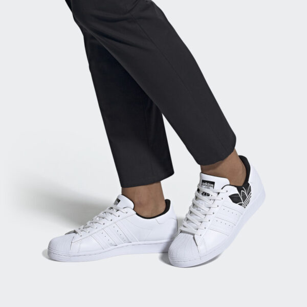 Giày Adidas Superstar 'White Black' FY2824 - Ảnh 7