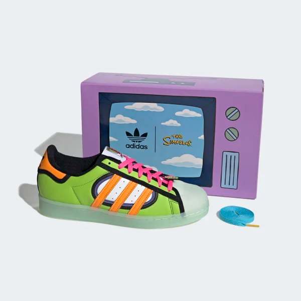 Giày Adidas The Simpsons x Superstar 'Squishee' H05789 - Ảnh 2