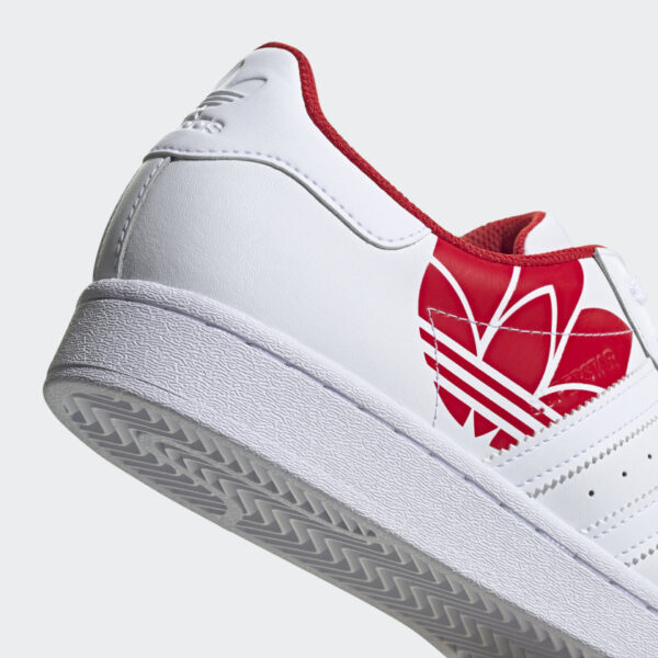 Giày Adidas Superstar 'Trefoil Print Scarlet' FY2828 - Ảnh 5