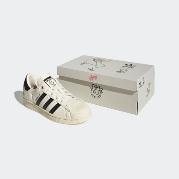 Giày Adidas Superstar X André Saraiva 'Cream' GZ1753 - Ảnh 8