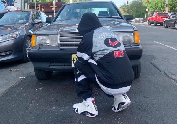 Giày Supreme x Air Jordan 14 Retro 'White' BV7630-106 - Ảnh 4